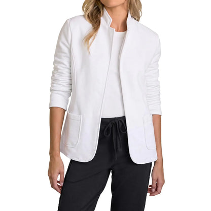 Women's Stand-Collar Sweat-Style Blazer