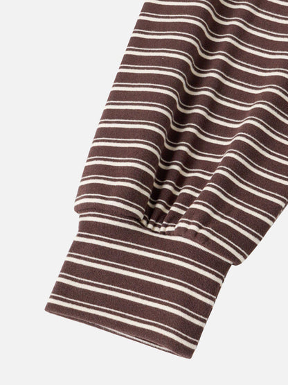 Striped 2‑Piece Outfit & Oversized Long‑Sleeve Top & Pocket Shorts