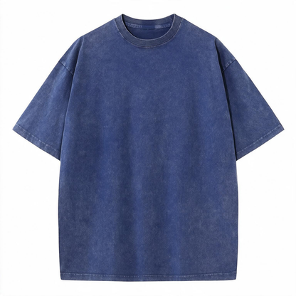 Acid Wash Unisex Oversized Cotton T-Shirt