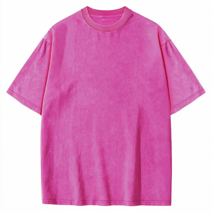 Acid Wash Unisex Oversized Cotton T-Shirt