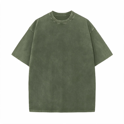 Acid Wash Unisex Oversized Cotton T-Shirt