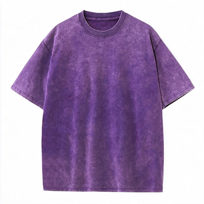 Acid Wash Unisex Oversized Cotton T-Shirt