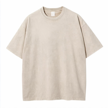 Acid Wash Unisex Oversized Cotton T-Shirt